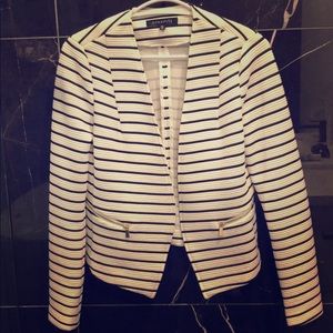 Black striped Blazer